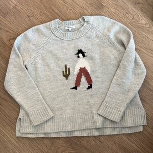 Madewell El Rancho Sweater gray cowboy